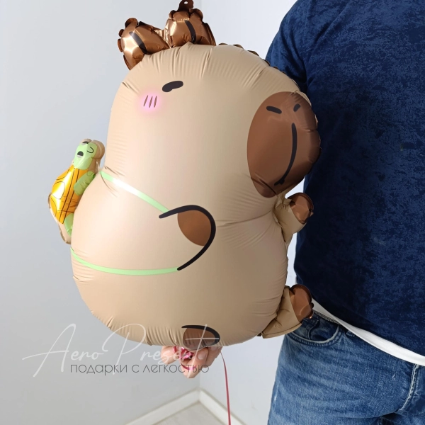 Фольгированный шар Капибара